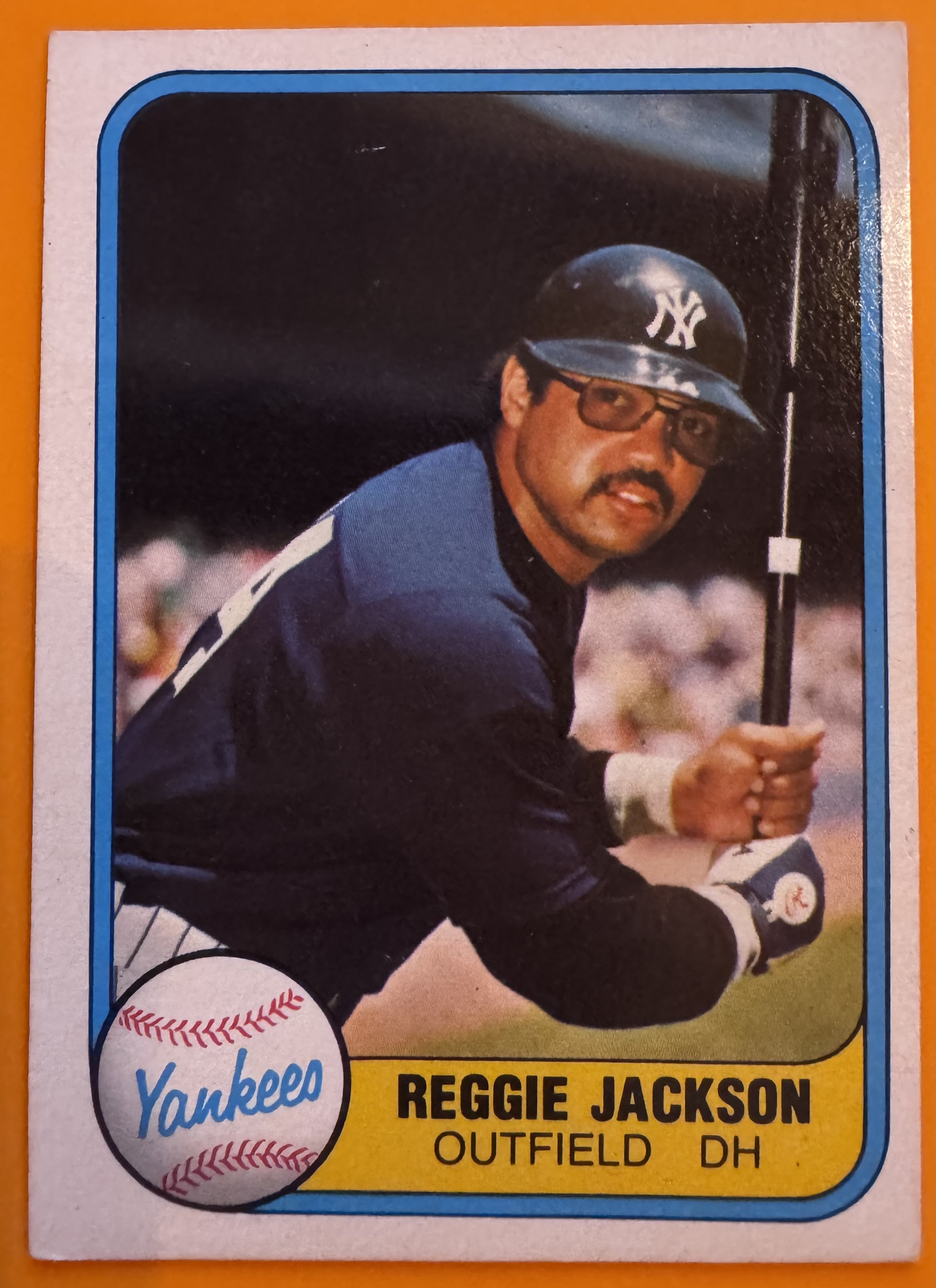 1981 Fleer Reggie Jackson front