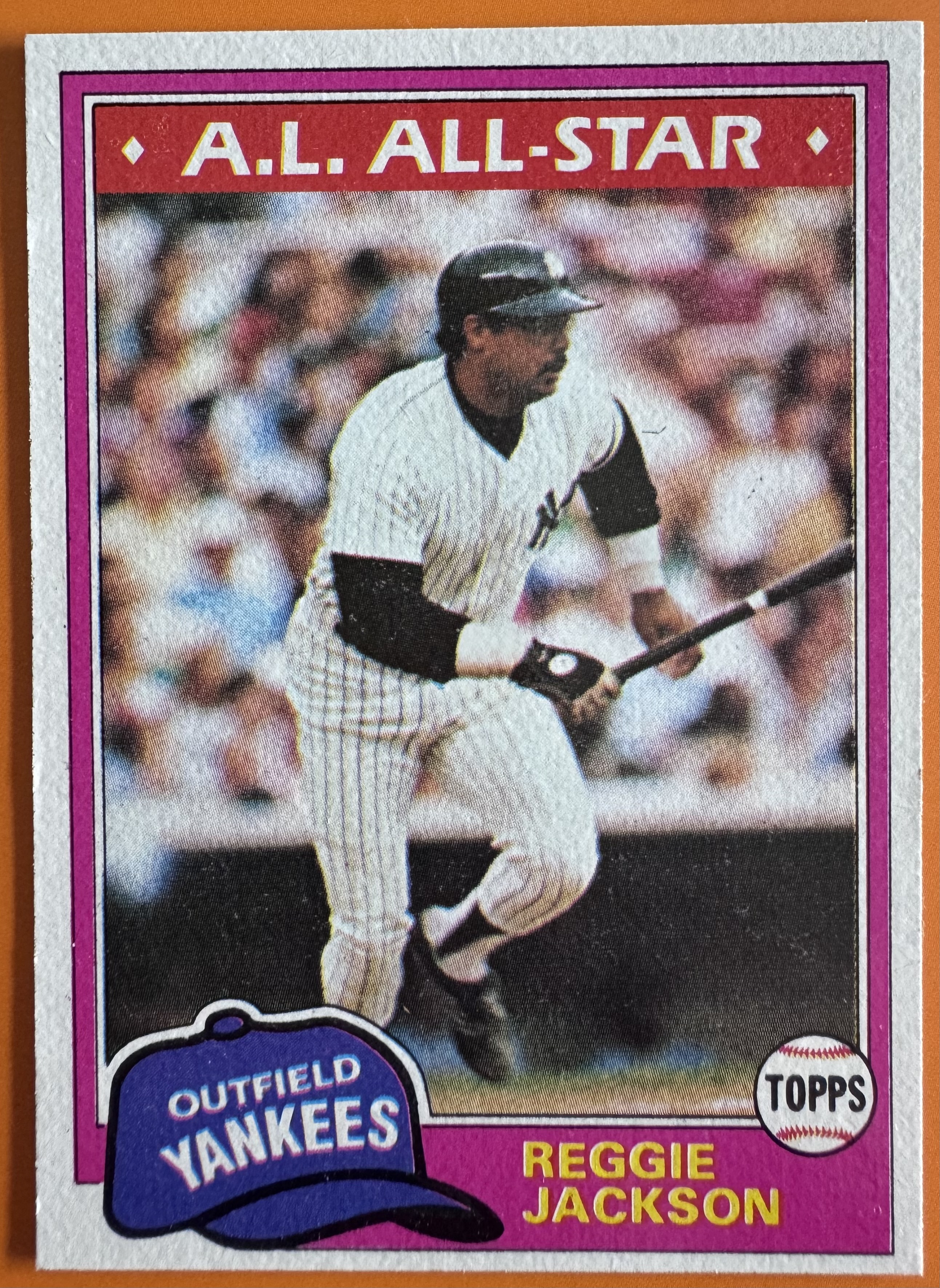 1981 Topps Reggie Jackson front