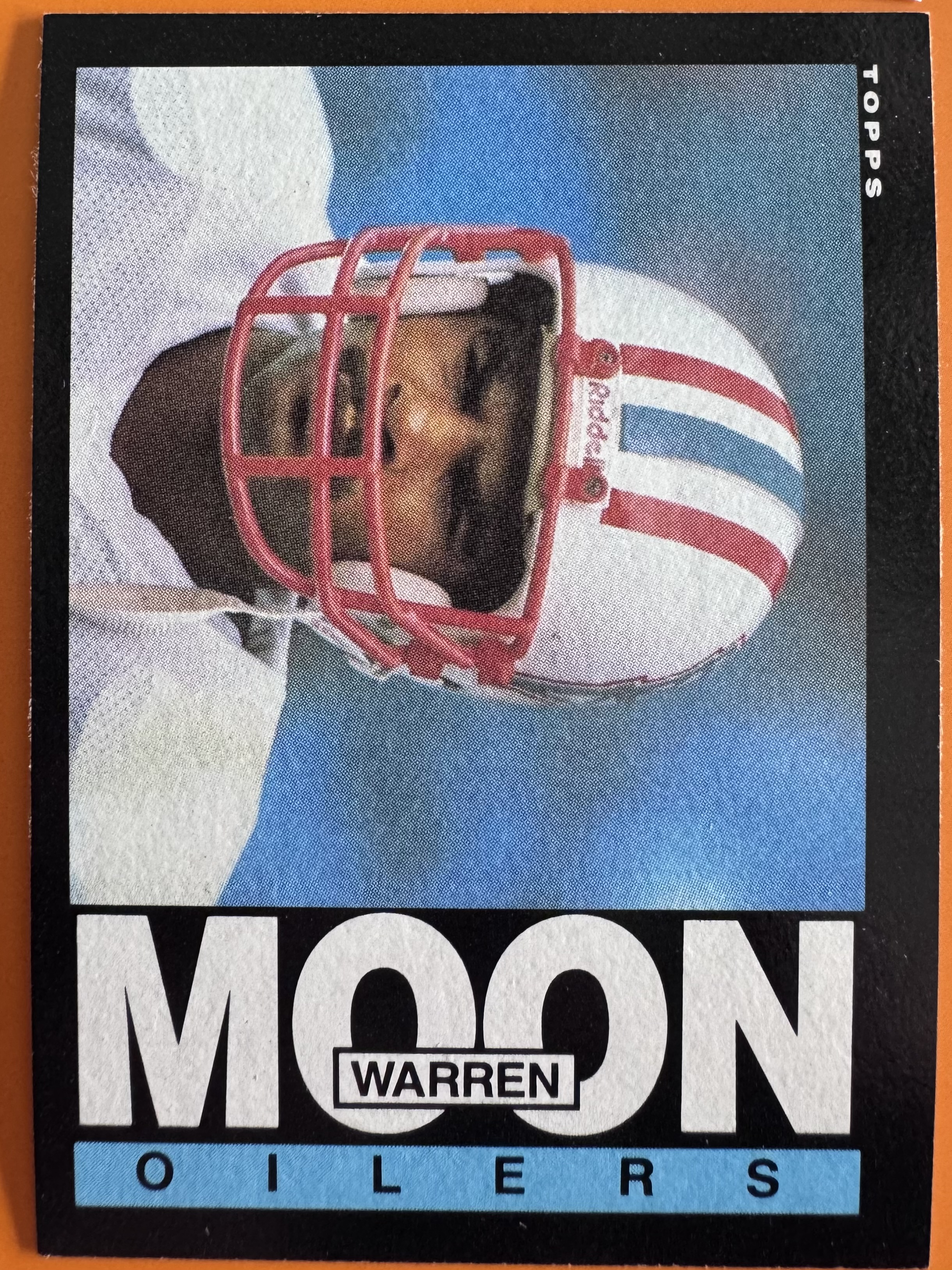 1985 Topps Warren Moon RC front