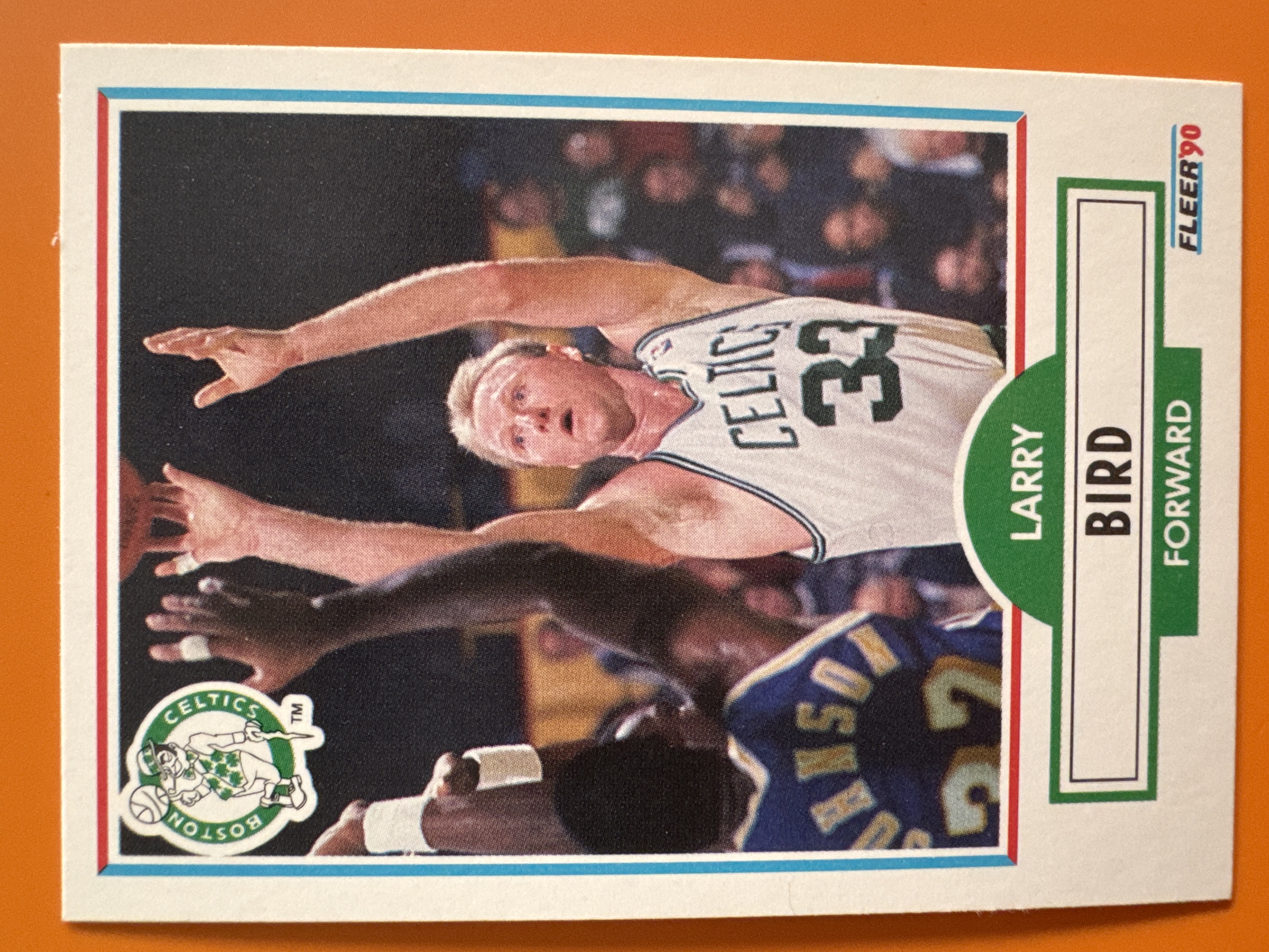 1990 Fleer Larry Bird front