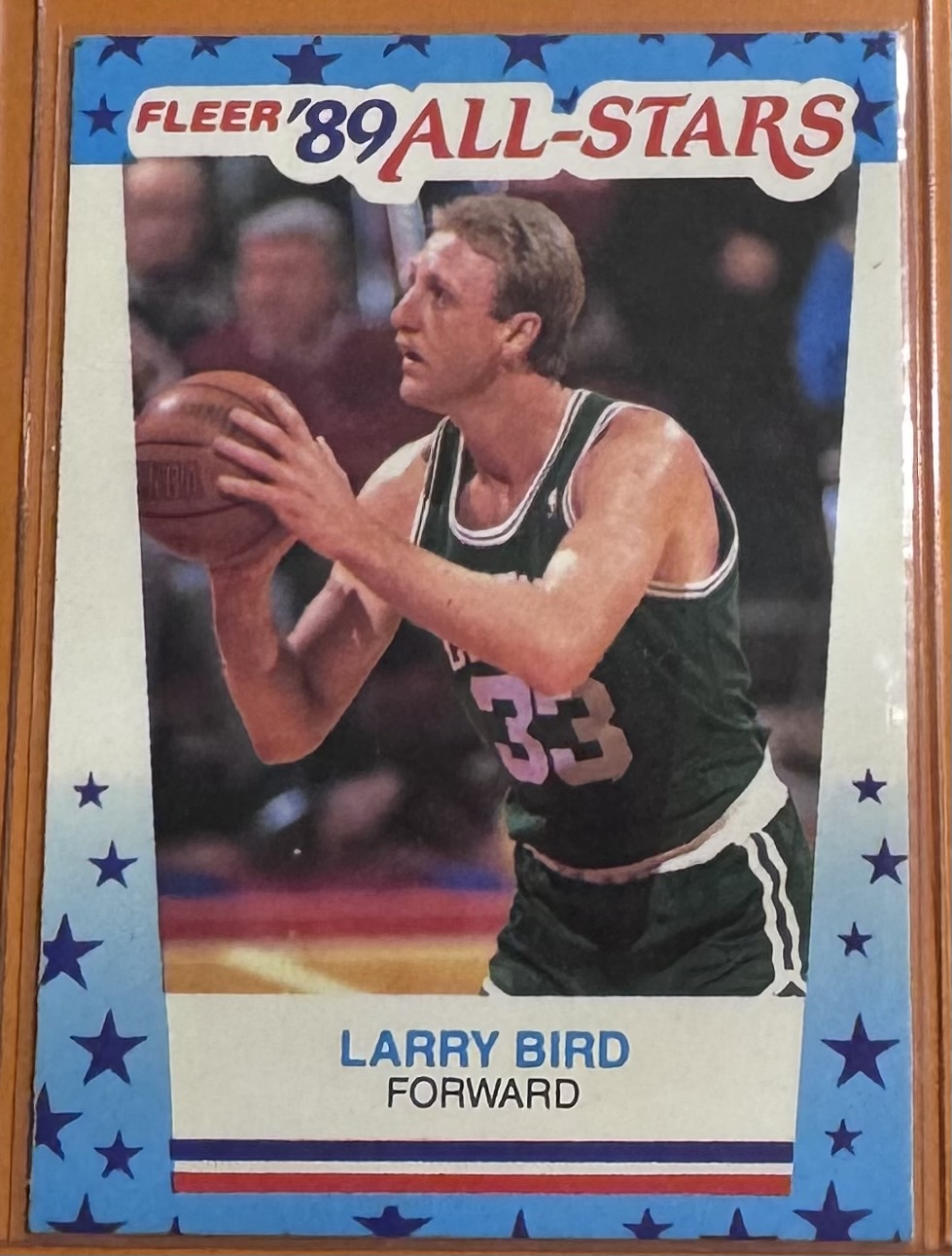 1989 Fleer Larry Bird front