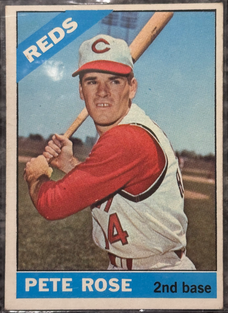 1966 Topps Pete Rose front