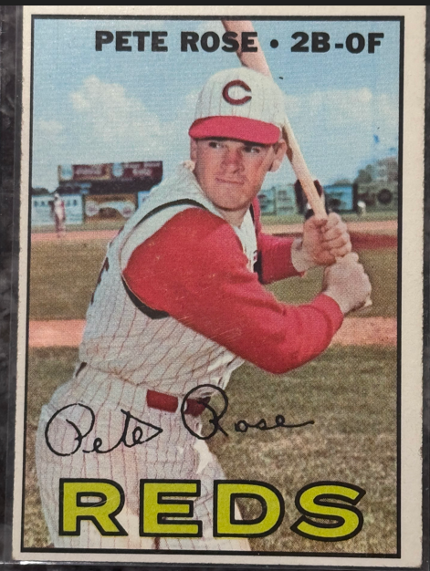 1967 Topps Pete Rose front