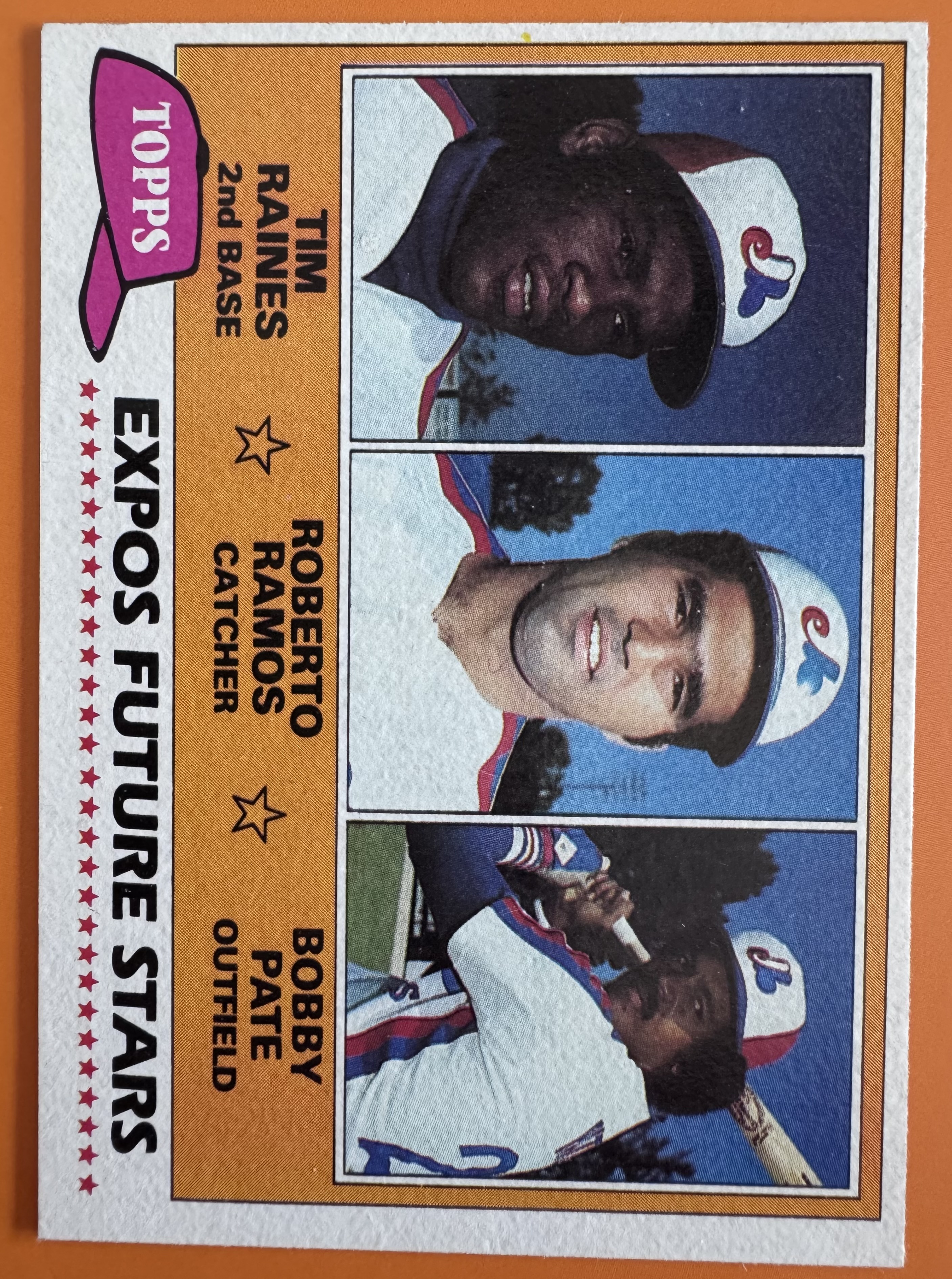 1980 Topps Tim Raines front